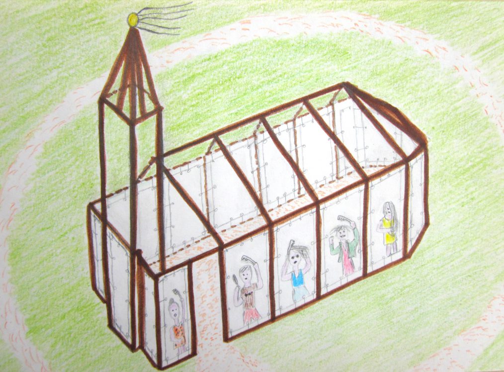 tekening-haren-in-de-wind, under-de-toer, LF2018, kunstenaar Wietske-Lycklama-à-Nijeholt