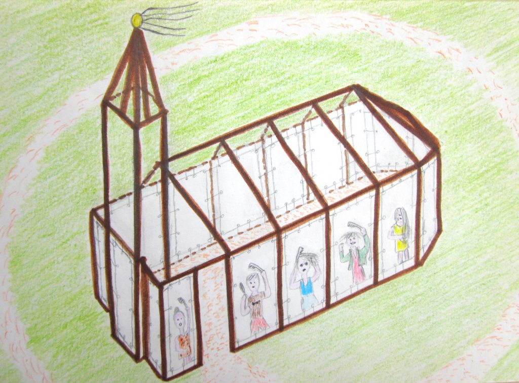 tekening-haren-in-de-wind, under-de-toer, LF2018, kunstenaar Wietske-Lycklama-à-Nijeholt
