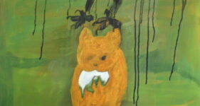 Buit, kunstschilderij dieren, hedendaagse schilderkunst, kunst kopen friesland, dierenkunst, kunstenaar Wietske Lycklama à Nijeholt