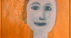 Facelift, zelfportret, hedendaagse schilderkunst, kunst schilderij kopen, kunstenaar Wietske Lycklama à Nijeholt