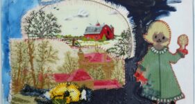 Wel te rusten, borduurwerk, textielkunst, hedendaagse textielkunst, Wietske Lycklama à Nijeholt