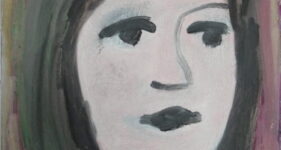 Zelfportret, kunst online kopen, kunstverzamelaars, kunst kopen Friesland, hedendaagse schilderkunst, Wietske Lycklama à Nijeholt