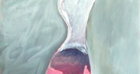 Vogel schilderij kunst schreeuw, vogelschilderij op canvas, schilderij vogels modern, figuratieve kunst, kunst online kopen, kunstverzamelaars, kunst kopen Friesland, hedendaagse schilderkunst, Wietske Lycklama à Nijeholt