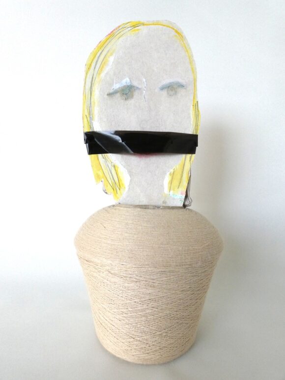 Portret op cone